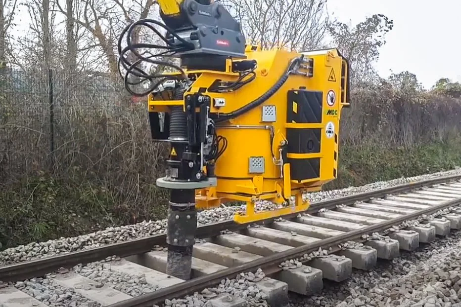 Module d’aspiration ferroviaire sur voie